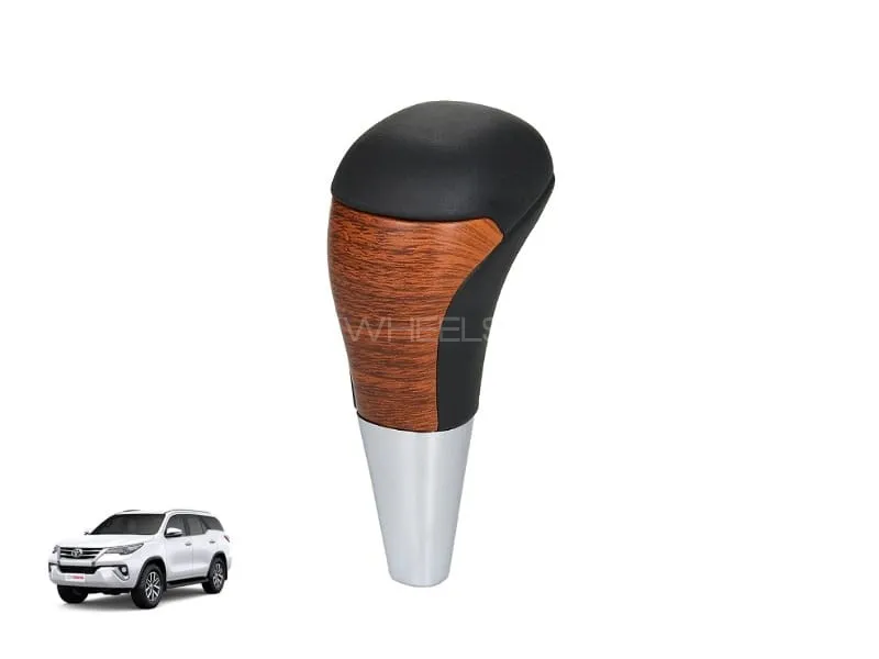 Toyota Fortuner 2017-24 Automatic Transmission Brown Gear Knob. Image-1
