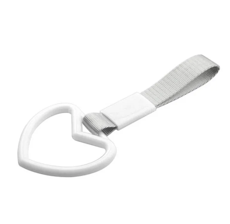 JDM Heart Car Tow Belt in White Colour Image-1