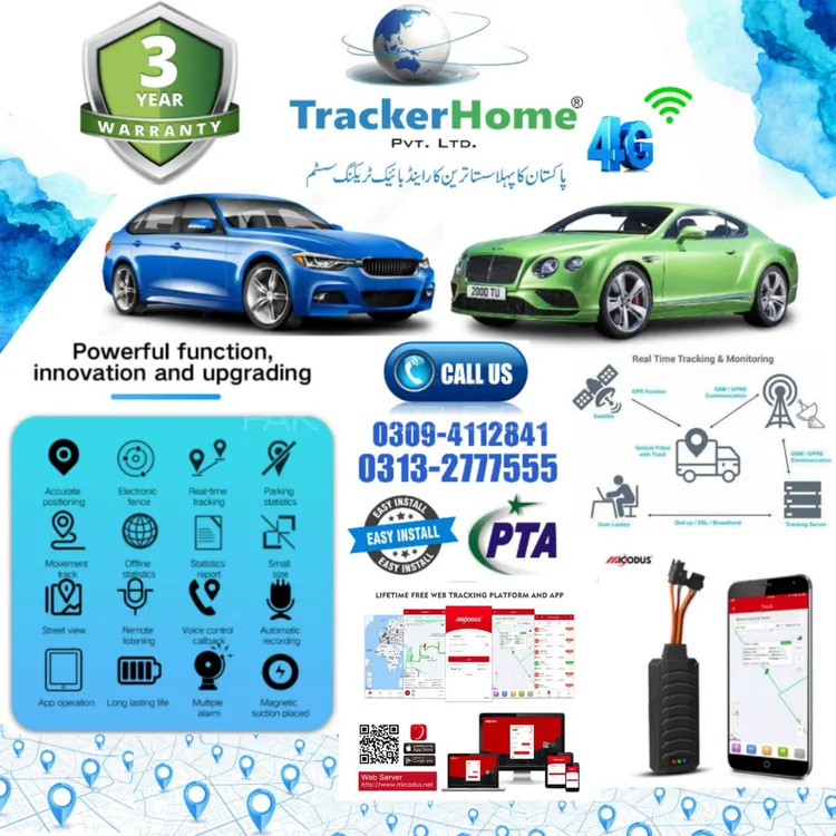 Protect Your Car via 4G Tracker,Real-Time Tracking for Peace Image-1