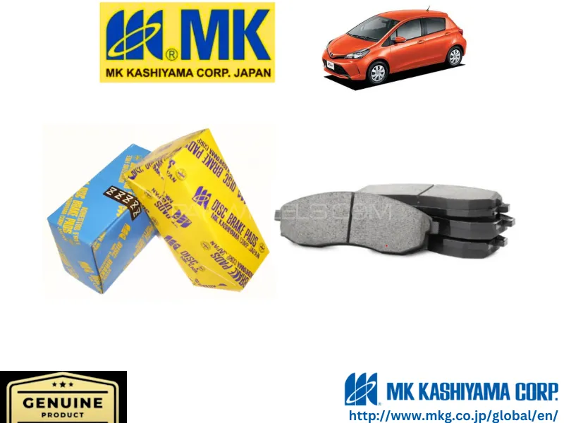 Toyota Vitz 2014-2017 MK JAPAN Front Disc Brake Pads Image-1