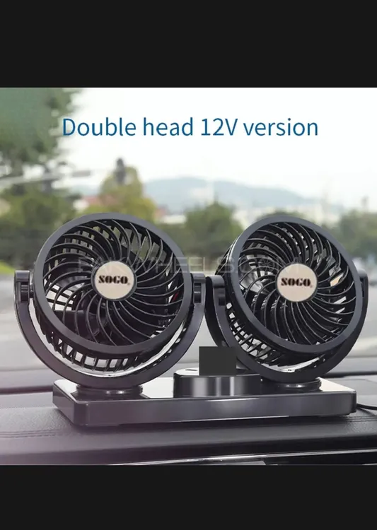 Sogo Dual Fan 12V 02 Speeds Image-1