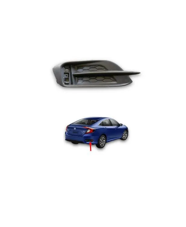 Honda Civic 2016-2022 Rear Bumper Cover - LH Image-1