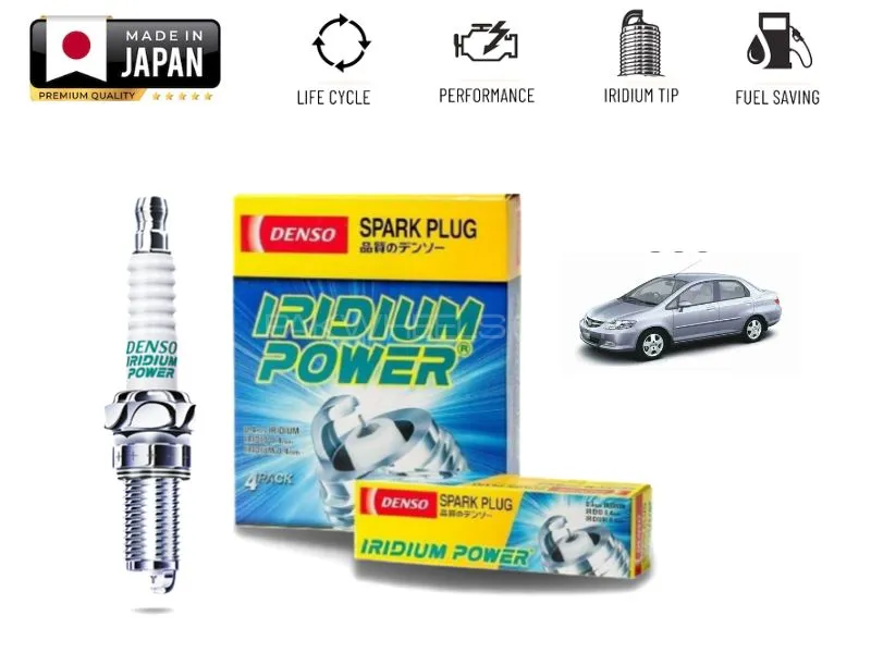 Honda City 2003-2009 Denso Iridium Spark Plug - 8 Pieces Made in Japan