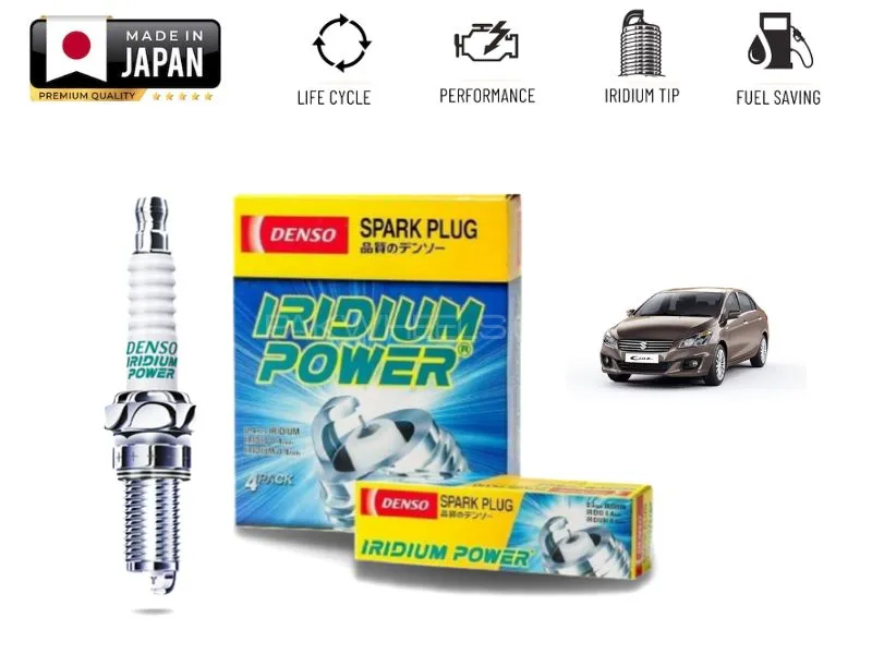 Suzuki Ciaz Denso Iridium Spark Plug - 4 Pieces Made in Japan