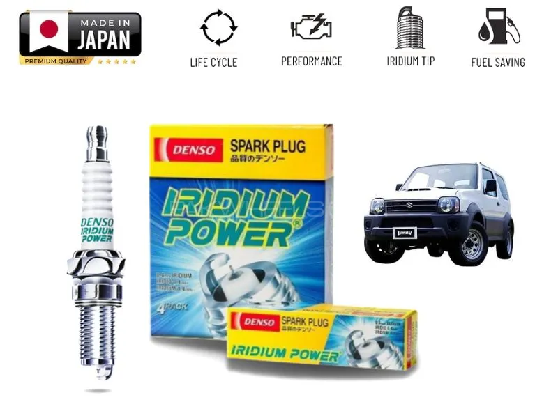 Suzuki Jimny 1300cc 1998-2019 Denso Iridium Spark Plug - 4 Pieces Made in Japan Image-1