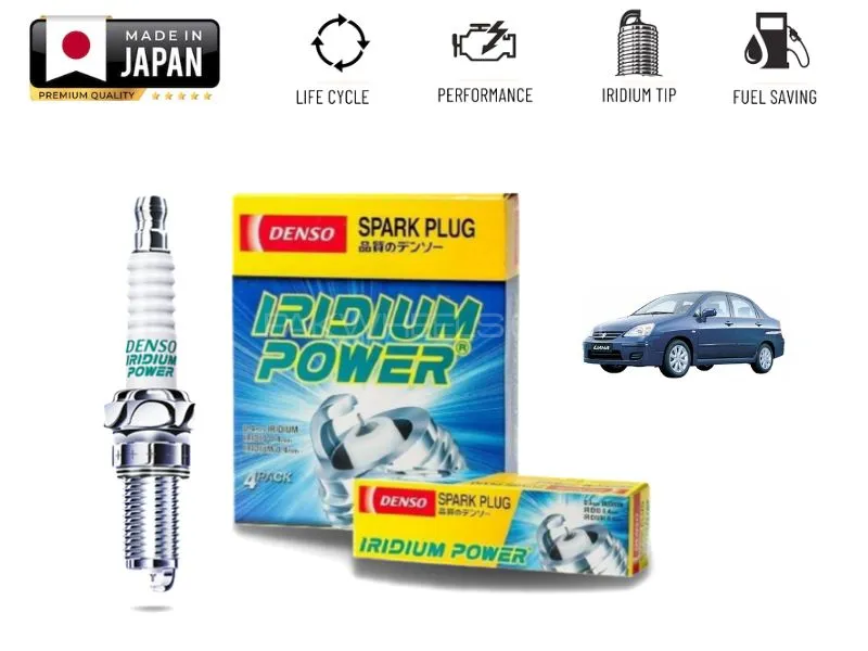 Suzuki Liana 2006-2014 Denso Iridium Spark Plug - 4 Pieces Made in Japan