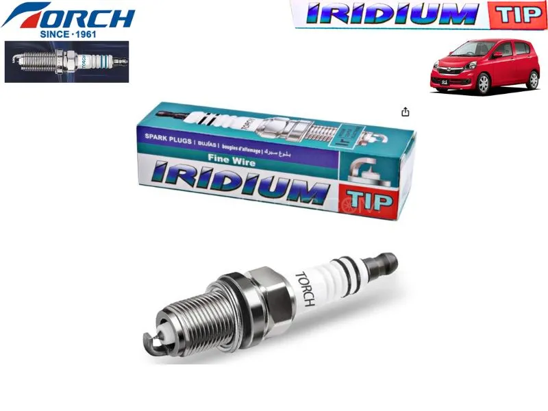 Daihatsu Mira 2011-2017 Torch Iridium Spark Plug 3 Pieces  Image-1