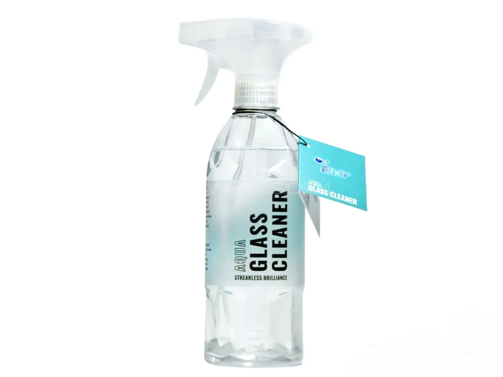 Elixir Aqua Glass Cleaner Disinfecting Crystal Streak less Cleaning Concentrate  Image-1