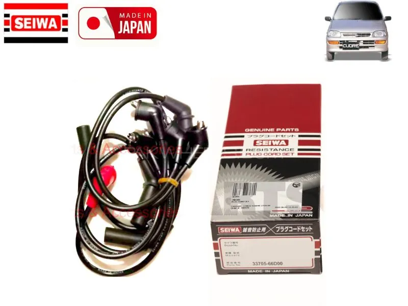 Daihatsu Cuore 2004-2012 Seiwa Spark Plug Wires Set - Made In Japan