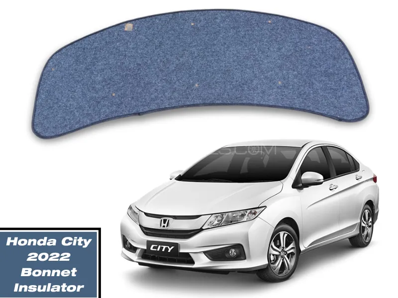Bonnet Insulator with Clips for Honda City 2022  | Honda City 2022 Bonnet Cover | Bonnet Insulator