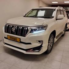 Toyota Prado TZ.G 
Model 2014
Registered 2015
Pearl White
Beige Interior
50,000 Km
Imported Zero Meter ( S Grade)
Single Hand Driven
Facelifted to 2018
Original Parts Available
Leather Electric Seats
Sunroof
Original TV
3 Cameras
Ambient Lighting
100% Original
Wooden/Multifunction Stearing
Cruise Control
Heated Seats
Memory Seats
Height Control
Adjustable Suspension
Electronic Telescopic Stearing

Location: 

Prime Motors
Allama Iqbal Road, 
Block 2, P..E.C.H.S,
Karachi