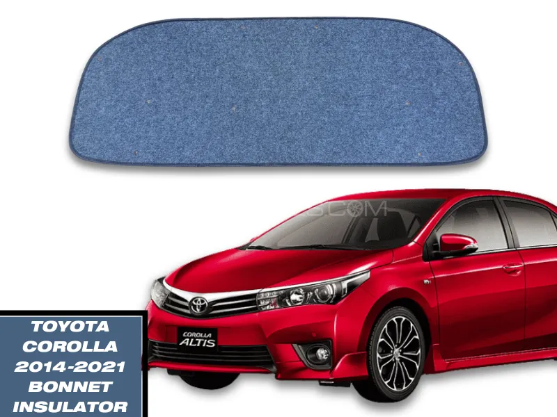 Bonnet Insulator with Clips for Toyota Corolla 2014 to 2021 Model | Toyota Corolla Bonnet Cover