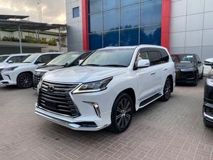 Make: Lexus Lx 570
Model: 2018
Mileage: 14,000 Km

*Cool box
*Back auto door
*Rear entertainment 
*Mark levinson sound system 
*Heating/Cooling seats
*Heads up Display 
*Original tv + 4 cameras
*Sunroof
*Radar
*7 seater

Calling and Visiting Hours

Monday to Saturday

11:00 AM to 7:00 PM