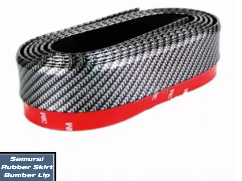 Samurai Universal Bumper Lip Rubber Lip | Front Bumper Car Bumper Splitter Skirt Protective Tape Image-1