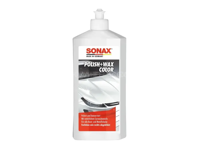 SONAX Polish & Wax White Color 500ml Image-1
