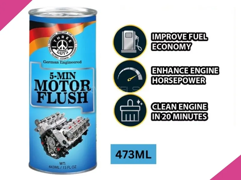 5-Min Motor Flush 443ml THREE GUYS (German Engineered) Image-1