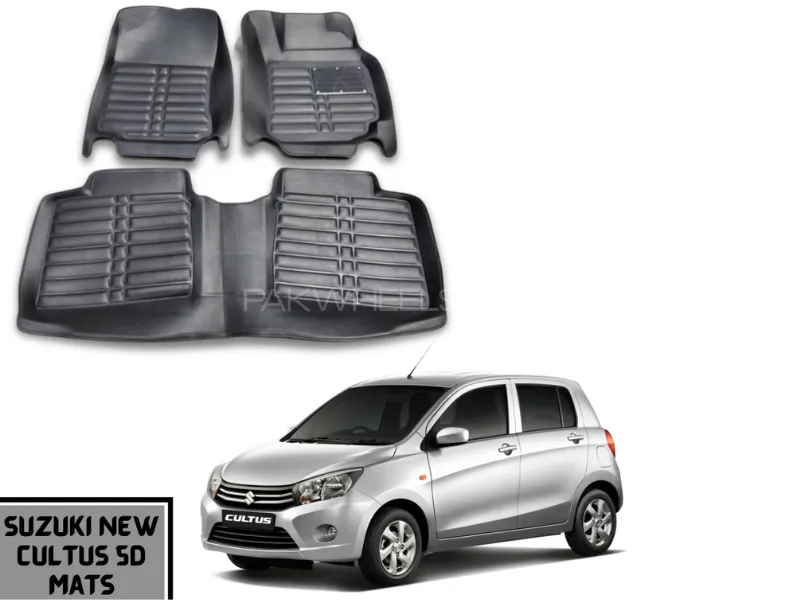 Premium Quality Customized 5D Car Floor Mats for Suzuki New Cultus | Best Quality 5D Car Mats