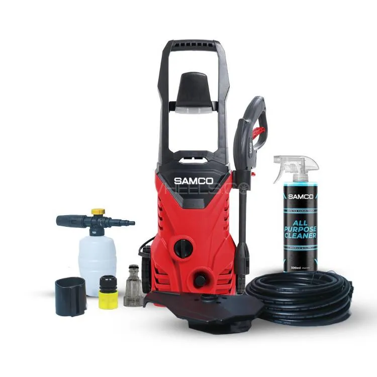 Samco High Pressure Washer And Cleaner 1400 Watts With All Purpose Cleaner - 110bar 