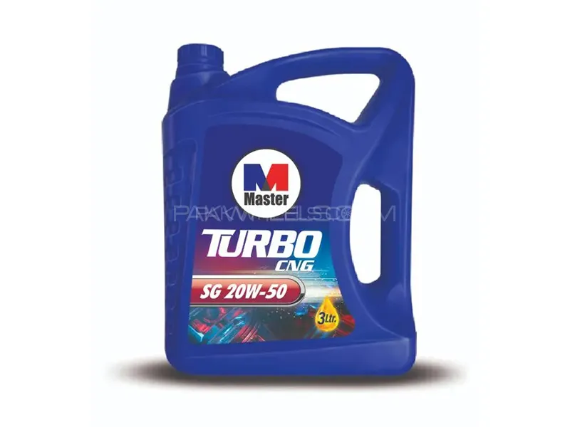 Master Oil Turbo CNG 20w-50 Engine Oil - 3 Litre Image-1