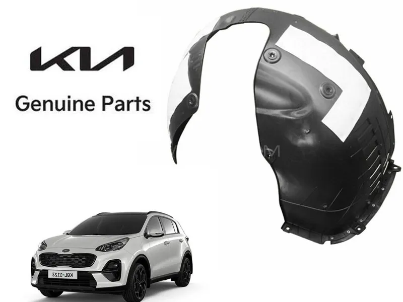 Genuine Fender Shield Guard Left Side Front Wheel for KIA Sportage Image-1