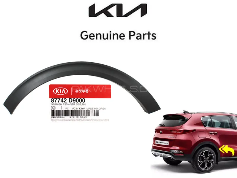 Genuine Garnish Fender Cover QTR Right Side for KIA Sportage 2019-2024