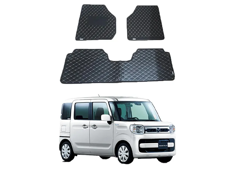 Honda N-Box 7D Floor Mat ( Flat Style ) - Model 2011-2018 | Fully Customized 7D Floor Mat Image-1