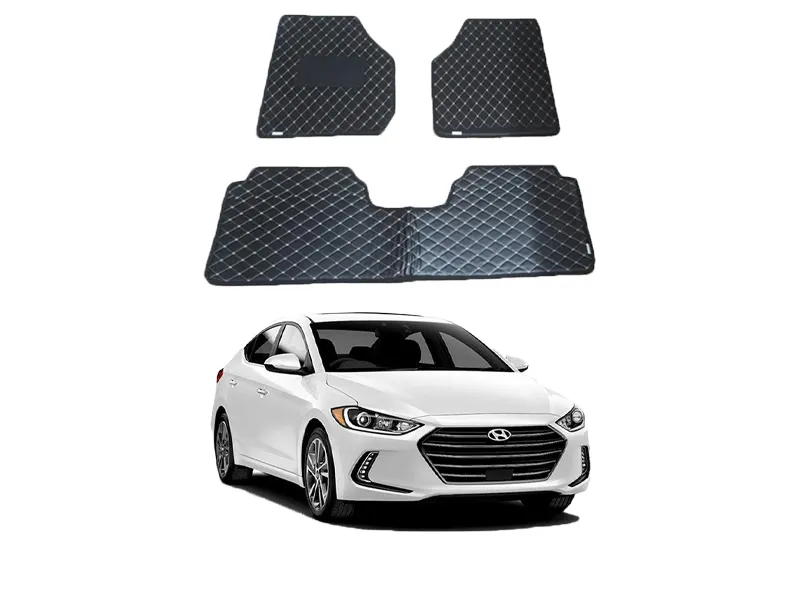 Hyundai Elantra 7D Floor Mat ( Flat Style ) - Model 2017-2023 Image-1