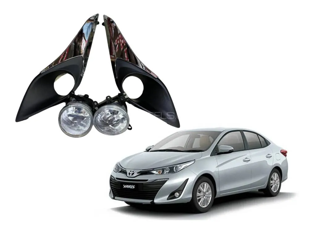 Toyota Yaris Fog light Chrome Set 