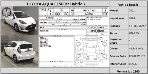 Used Toyota Aqua 2021