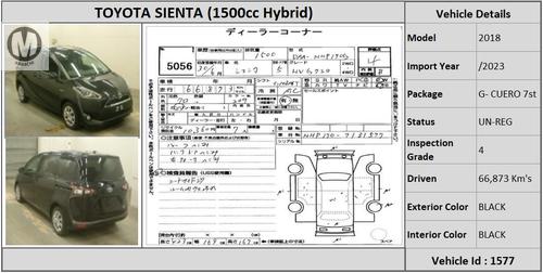 Used Toyota Sienta 2018