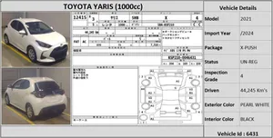 Toyota Yaris 2021 for Sale