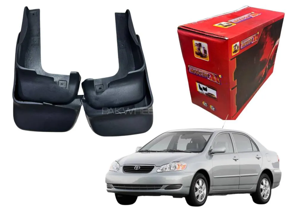 Toyota Corolla 2002-2008 Mud Flap Set Image-1
