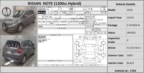 Used Nissan Note 2020