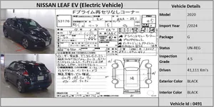 Nissan Leaf 2020 for Sale