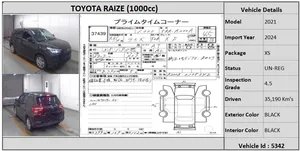 Toyota Raize 2021 for Sale