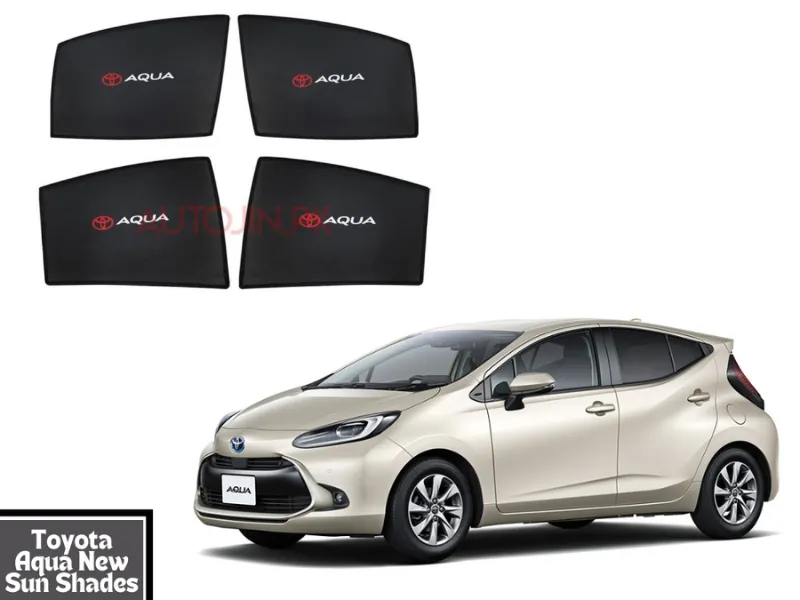 High Quality Toyota Aqua New Car Window shades | Sun shades fabric | Car black sun shades window