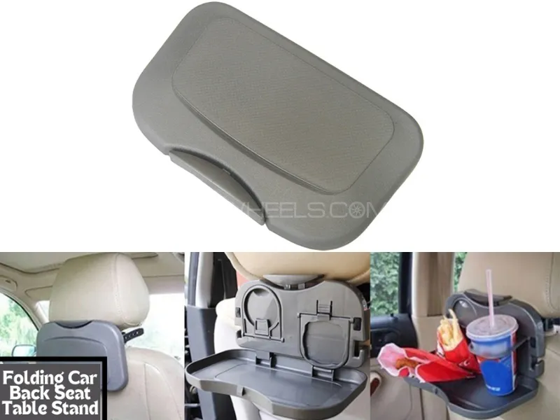 Car Accessories Holder Stand Desk | Car Cup Holder Auto Drink Food Cup Tray | Car Back Seat Table Image-1