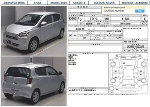 Daihatsu Mira X SA lll 2020 for Sale