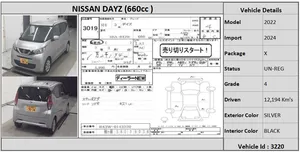 Nissan Dayz 2022 for Sale