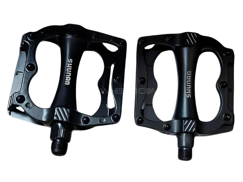 Premium Black Aluminum Pedals Image-1