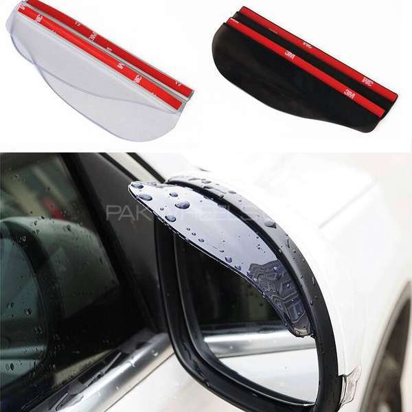 2 pcs lot car universal rain shield rear mirror cover 2 pcs lot car universal rain shield rear mirror cover Image-2