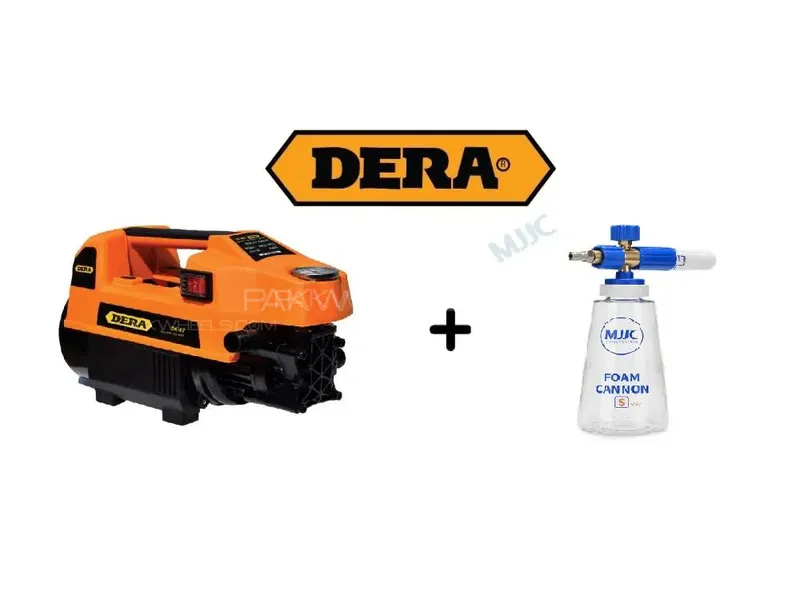 DERA Pressure Washer - DK-K2 - 150Bar With MJJC Foam Cannon S V3.0 - 100 % Copper Winding Image-1