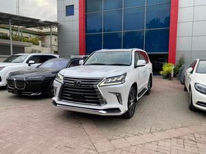 Make: Lexus LX570 
Model: 2018
Mileage: 14,000 Km
Unregistered

*Cool box
*Back auto door
*Rear entertainment 
*Mark levinson sound system 
*Heating/Cooling seats
*Heads up Display 
*Original tv + 4 cameras
*Sunroof
*Radar
*7 seater

Calling and Visiting Hours

Monday to Saturday

11:00 AM to 7:00 PM