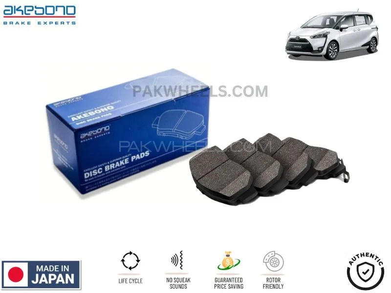 Toyota Sienta 2014-2022 Front Brake Pads Akebono - Made in Japan