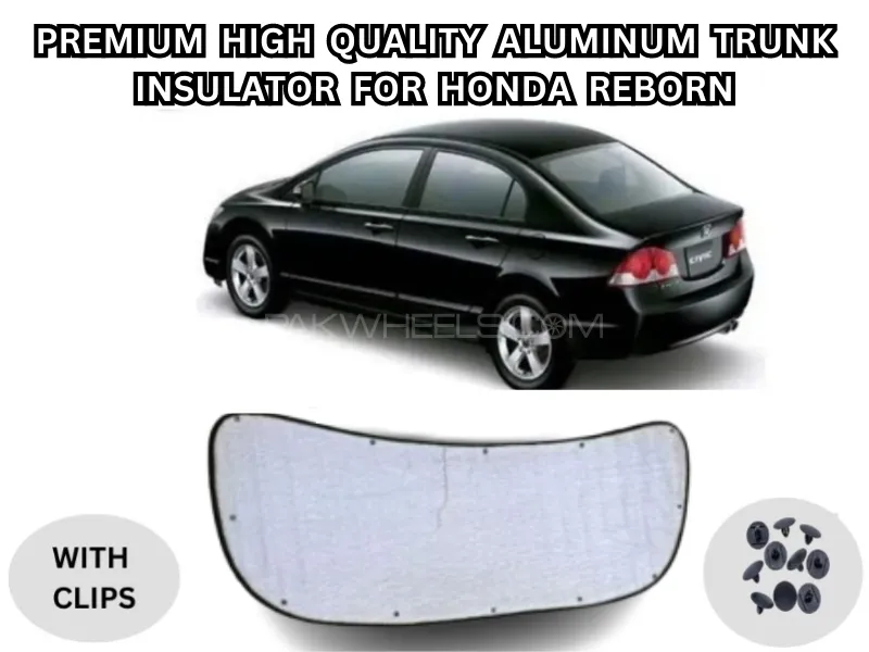 Premium High-Quality Aluminum Trunk Insulator for Honda Reborn with Clips Image-1