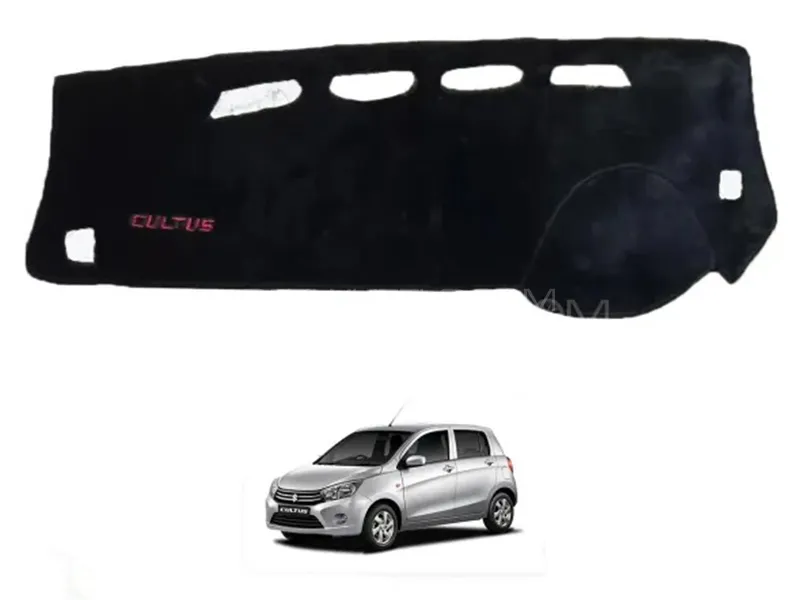 Suzuki Cultus 2017-2024 Velvet Dashboard Mat Image-1