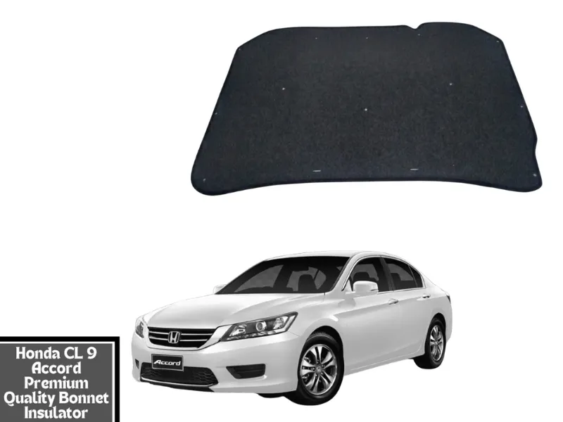 Very Premium Quality Double Sheet Bonnet Insulator with Clips for Honda Accord CL-9 | Honda Accord Image-1
