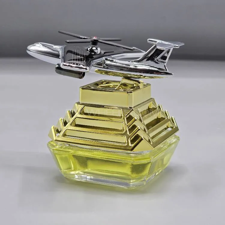 Car Perfume solar airplane Dashboard decoration air freshener With Large Fragnance 1 Pc Image-1