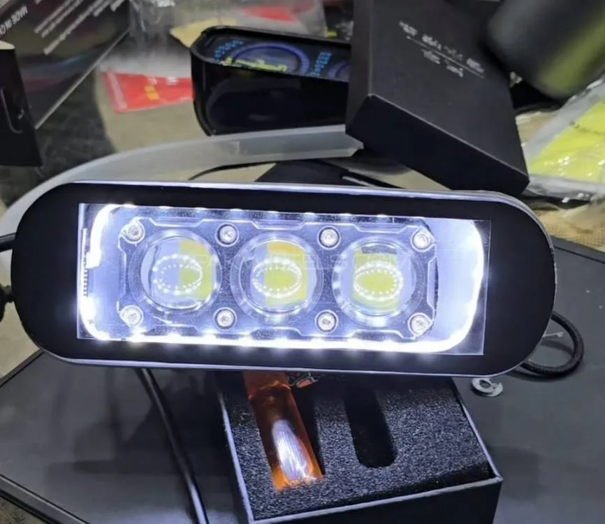 Suzuki Mehran Bumper Light 3 SMD With DRL+Indicator New Design Made In Pakistan Image-1