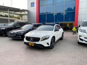 Mercedes GLA 200 AMG
Model: 2015
Mileage: 7,500 Km
Reg: 2015 Khi

Top of the line:
*Panoramic Roof
*Bucket leather seats
*Memory package 
*Privacy tint 
*Sports suspension 
*Leather dashboard

Calling and Visiting Hours

Monday to Saturday

11:00 AM to 7:00 PM